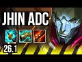 JHIN &amp; Blitzcrank vs MISS FORTUNE &amp; Milio (ADC) | KR Master | 26.1