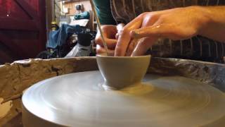 Throwing Pottery Ramekins Dip Pots On The Wheel