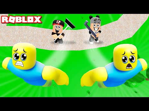 Noob Fırlatmaca!! En Uzağa Fırlat - Panda ile Roblox YEET Legends