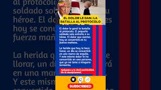 El dolor le ganó la batalla al protocolo 💪💪 #frases #reflexión #poesía #motivación #dolor #batalla
