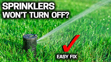 How to FIX A STUCK INGROUND SPRINKLER that won