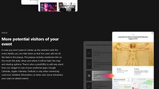 Detalles How to add an Interactive event calendar directly on your website Noticias