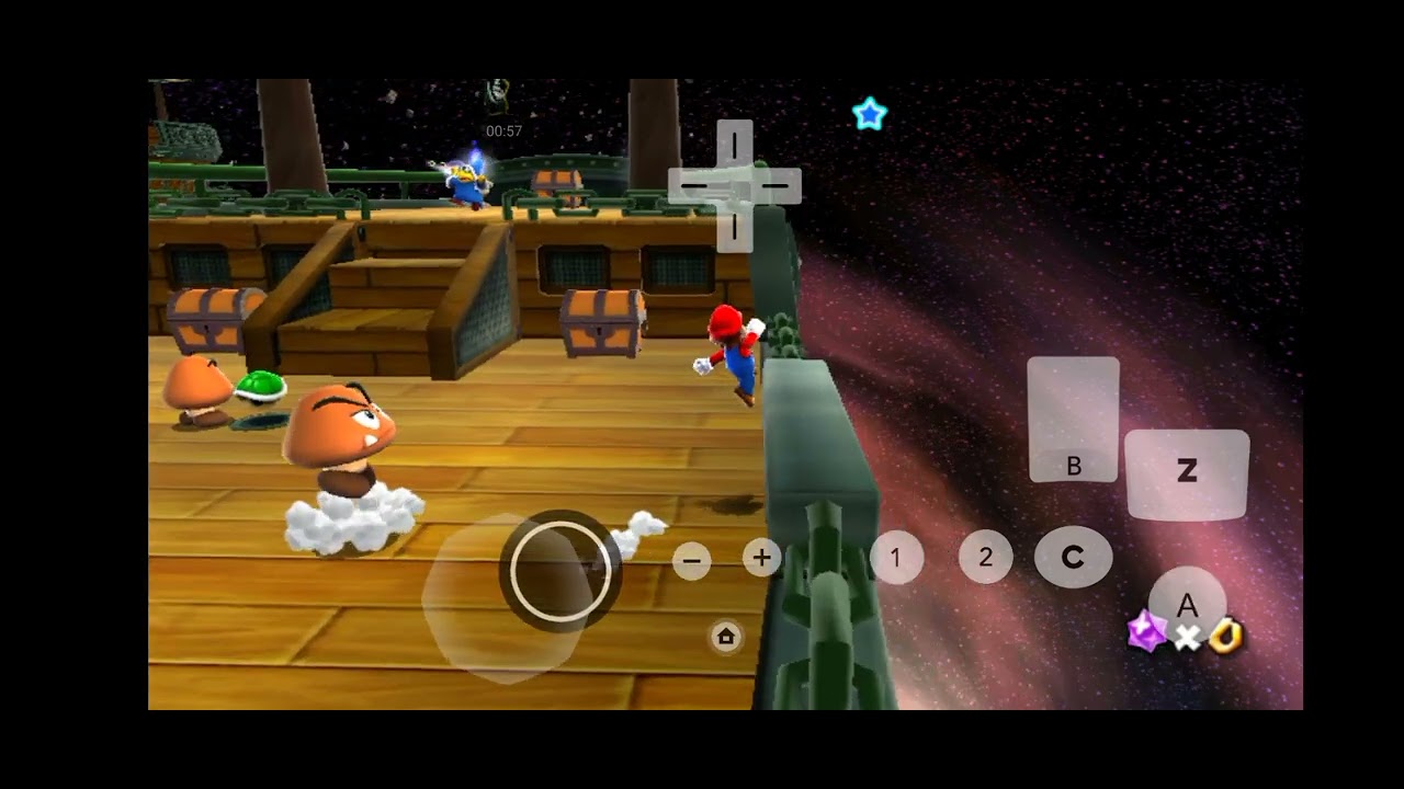 Super mario galaxy black hole too bad game over