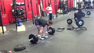 Brooks Farrar - 4/10/14 - 1RM Power Clean (325#)