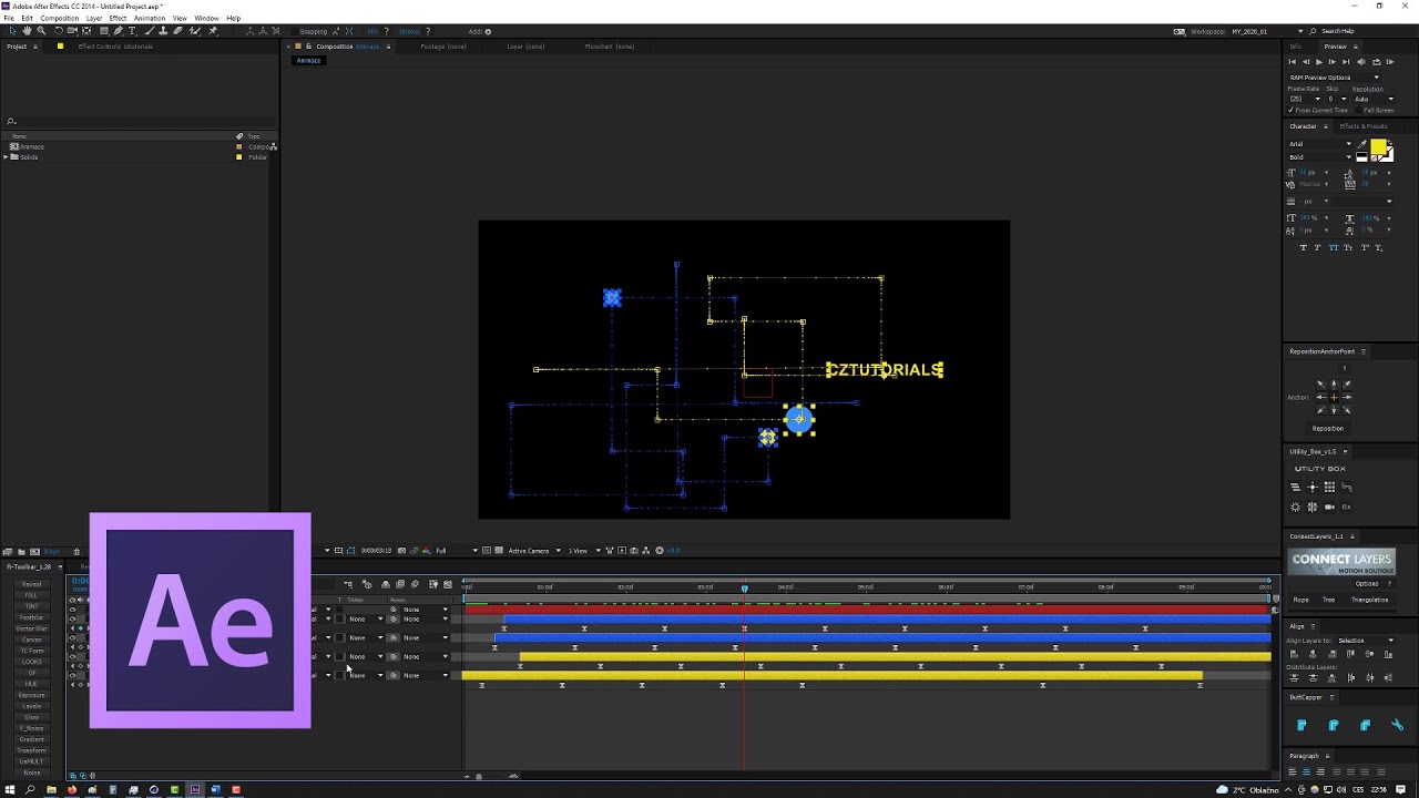 CZTUTORIÁL - After Effects 211 - Úpravy animací