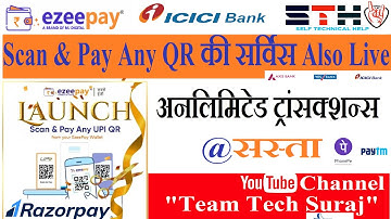 Ezeepay Qr Scan And Pay Also Live.Pay Any QrCode Instant From Ezeepay Wallet.Single Wallet,Multy use