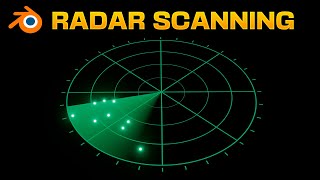 RADAR Scanning Animation in Blender