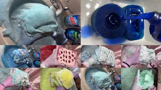 50 min of satisfying sponge🧽 squeezing🫧🫧 videos #spongesqueezingasmr #spongerinse #spongeactivity 