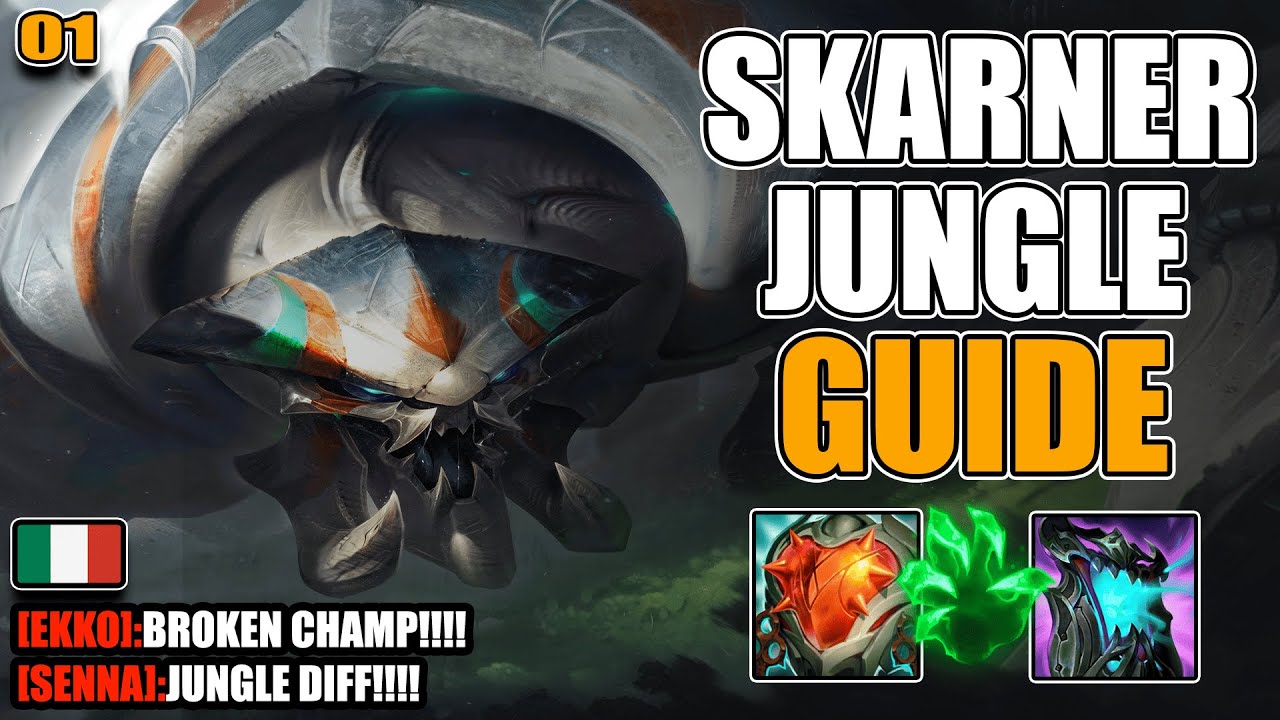 💙 SKARNER JUNGLE SPIEGATO BENE 🔥 | Guida Completa ITA su Macro, League of Legends #01