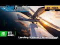 Microsoft Flight Simulator | Landing Without Elevator Input | 4K 60FPS