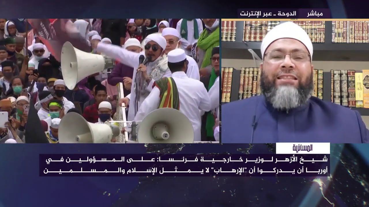 شيخ الأزهر لوزير خارجية فرنسا: سوف نتتبع من يسئ لنبينا الأكرم في المحاكم الدولية