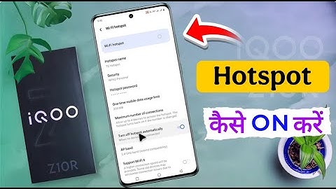 How to Setup Hotspot in iqoo z10r / iQOO Z10R me Hotspot Kaise Connect Kare