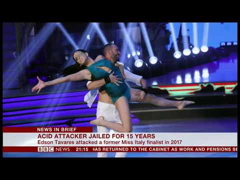 Acid attacker jailed for 15 years (Italy) - BBC News - 16th November 2018