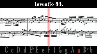 Invencion 13  BACH en Lam