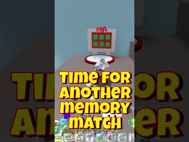 POGGERS WINTER MEMORY MATCH - [BEE SWARM SIMULATOR] #shorts class=