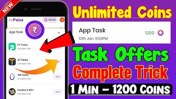 mPaisa App Task Complete Trick 2025 | mpaisa unlimited coins trick | mpaisa task complete trick 2025