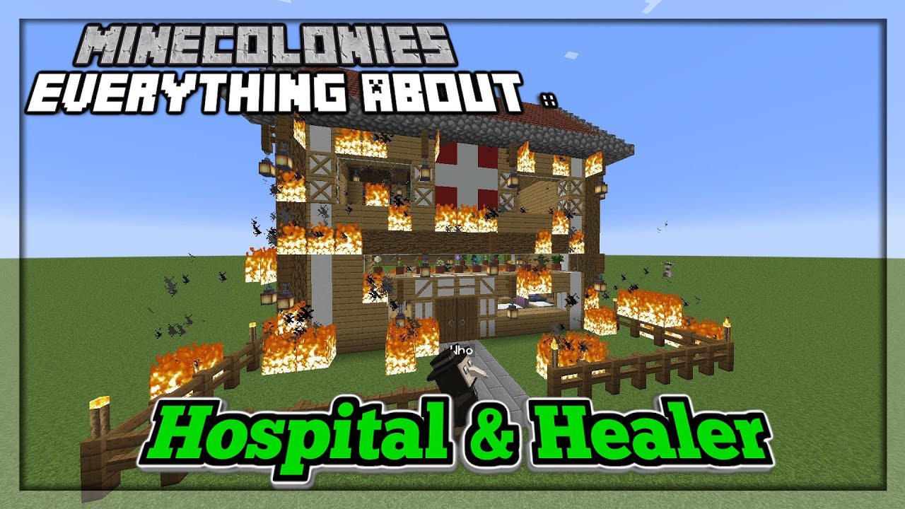 MineColonies Tutorial 1.16 - 1.19 | Everything About :: The Hospital & Healer