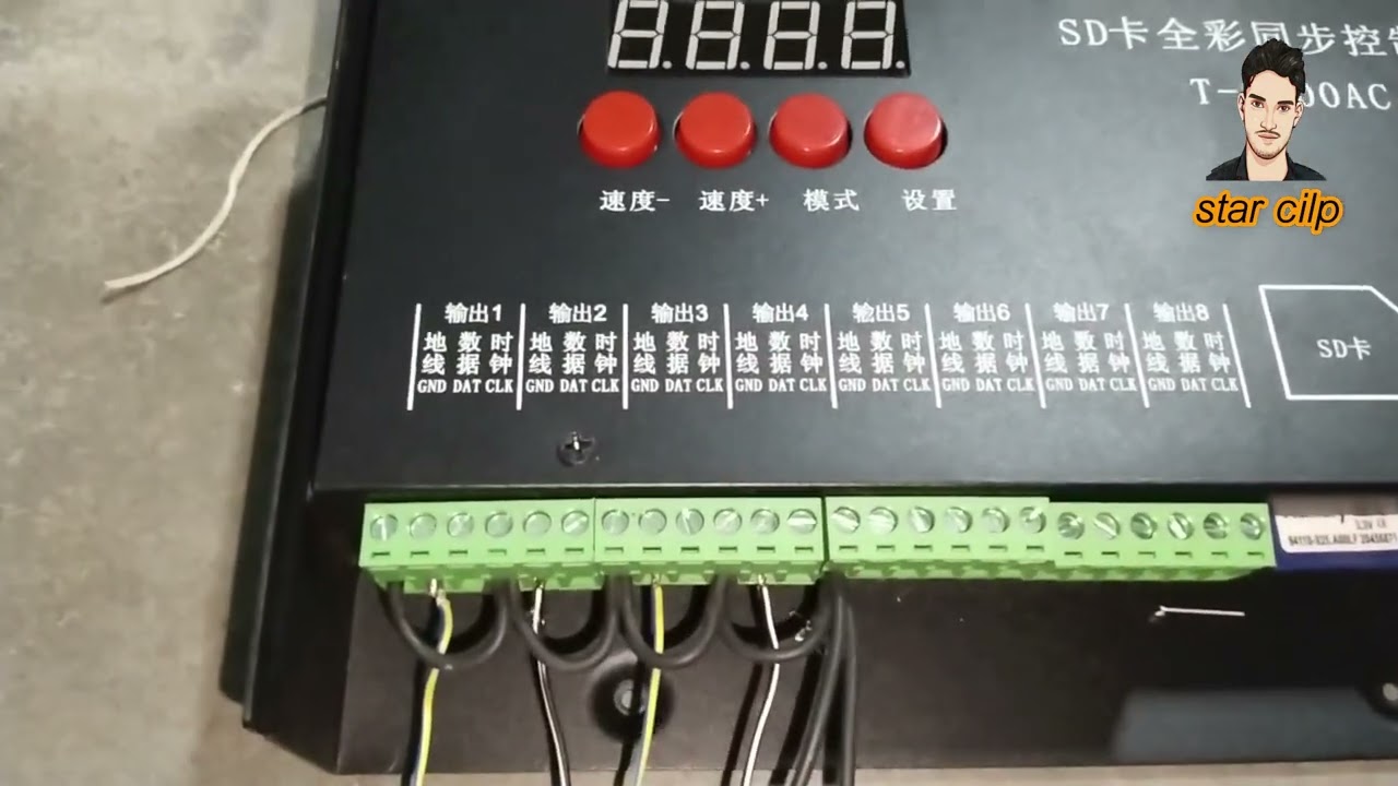Mastering Pixel LED Connections: T8000AC Controller Revealed
