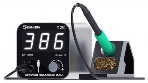 Mechanic T-210 Intelligent LED Digital Display Desktop  @Iron @soldering @hkmechanic3320