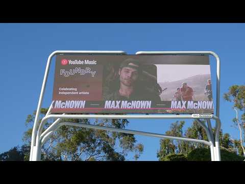 Max McNown YouTube Billboard Sunset Blvd Los Angeles September 18, 2026