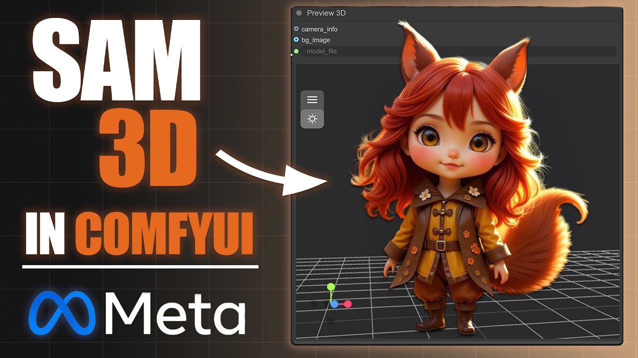 Я протестировал новую функцию Sam3D от Meta в ComfyUI, вот что вам нужно знать!