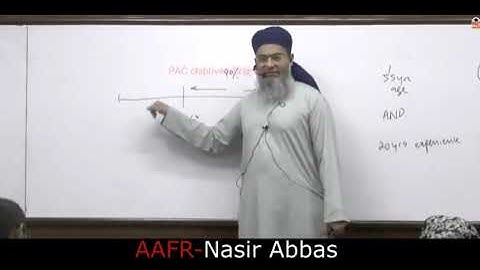 CFAP 01 | AAFR | SIR NASIR ABBAS | LECTURE # 19 | 2024