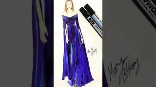 art markerartist fashionart drawing markers fashiondesign fashion markerwork fashiondraw