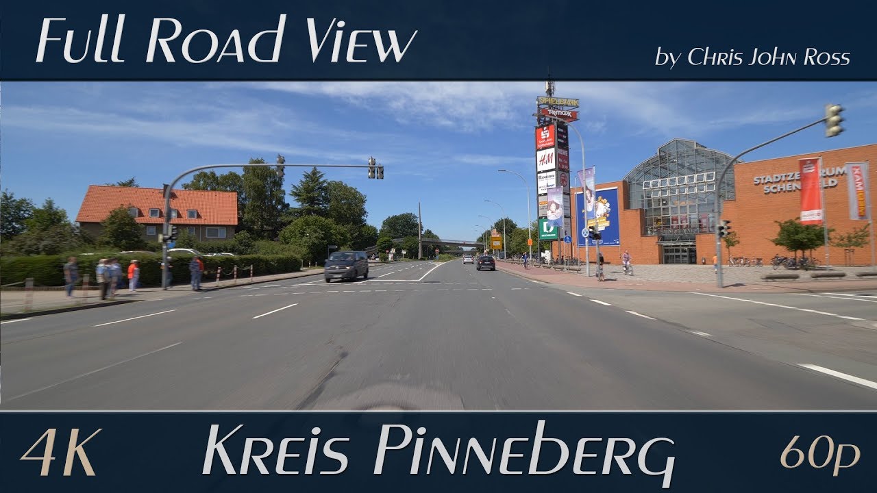 Kreis Pinneberg, Schleswig-Holstein, Germany: Schenefeld - Pinneberg -  4K (UHD/2160p/60p) Video
