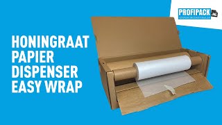 Honingraat Papier Dispenser Easy Ez Wrap Profipack Productdemo