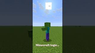 Minecraft logic... wait, what? 🧠 #shorts #minecraft