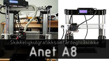 Short overview of my custom Anet A8 on stereoids