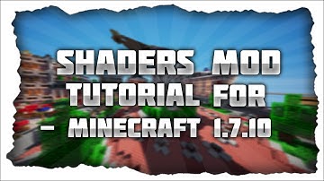 How To Install Shaders For Minecraft 1.7.10 (MAC)