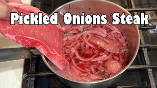 Steak Boiled in Pickled Onions