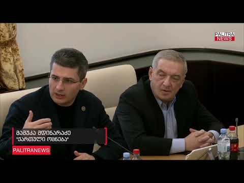 2024 წლიდან სრულად მაჟორიტარულ საარჩევნო სისტემაზე გადასვლის წინააღმდეგი ვარ - მდინარაძე