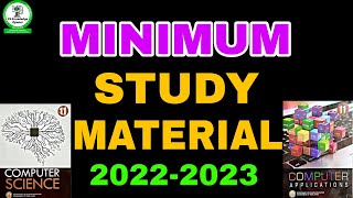 11th Computer Science and Applications Minimum Study Material 2022