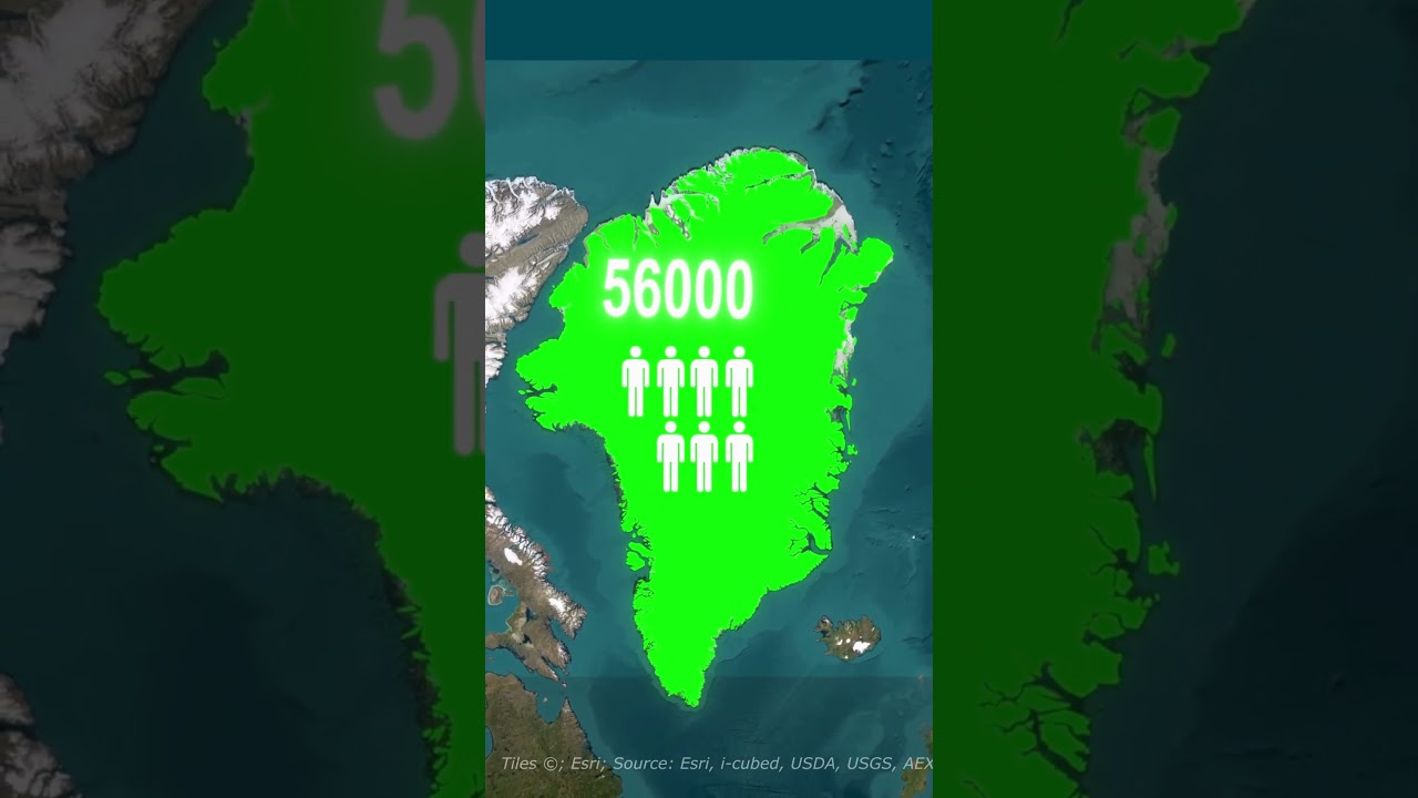 Why Greenland Looks Huge on Maps but Isn’t🌍