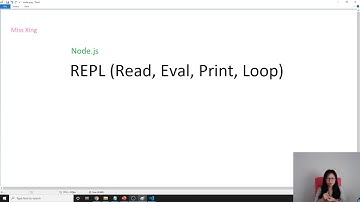 Node.js - REPL