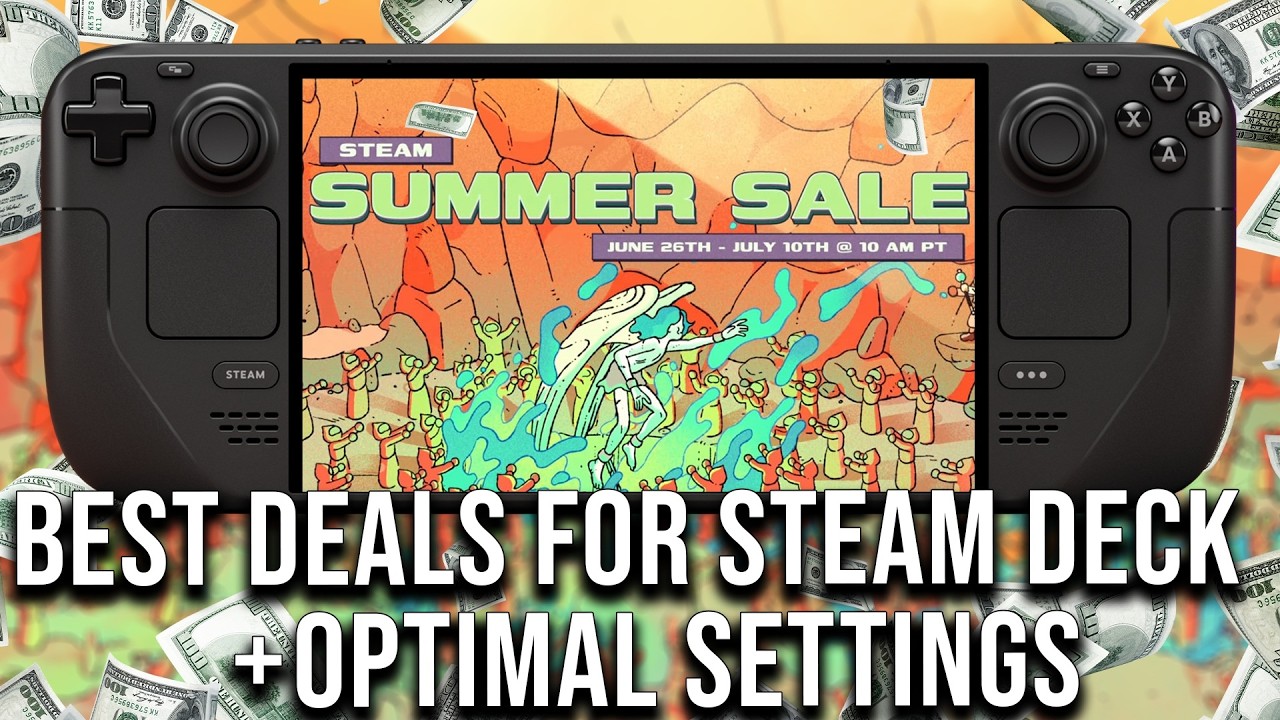 (Part 1) STEAM SUMMER SALE 2025 - Fantastic Deals for Steam Deck Games + Optimal Steam Deck Settings