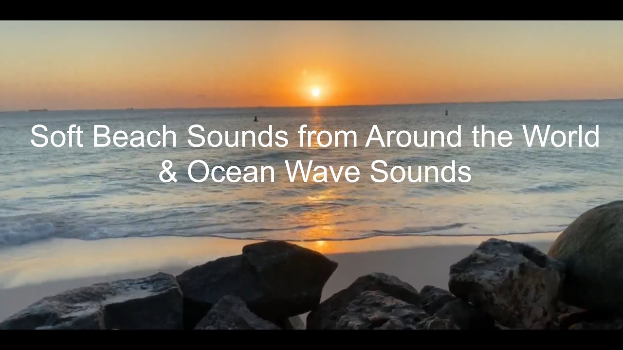 Soft Beach Sounds By You Are Here Transportal | Deep Ocean Wave Sounds for Sleeping Fast
