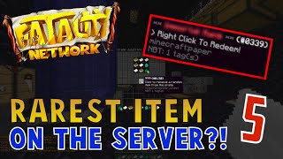 RAREST ITEM ON THE SERVER! - Fatality 5.0 Factions Episode 5