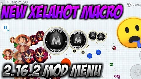 New 2.16.2 Mod Menu Macro&Zoom + Xelahot Macro button x999999 + gameplay Agar.io