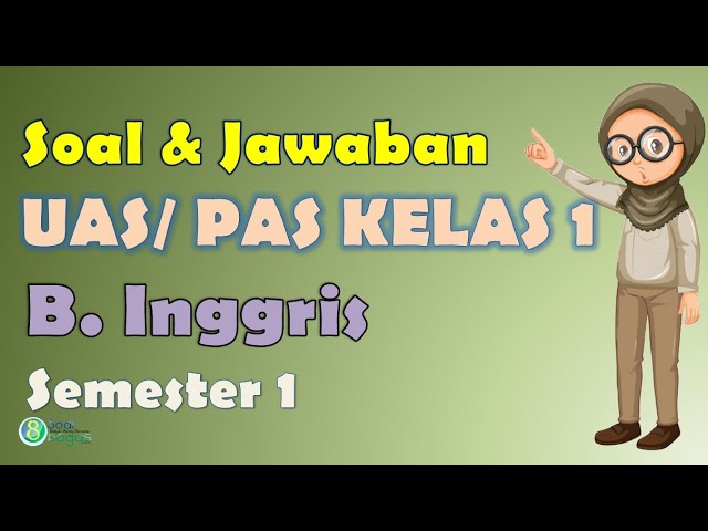 Download Bahasa Inggris Ulangan Harian Kelas 1 Semester 2 Kunci Jawaban PNG