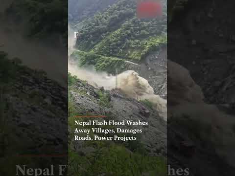 <strong>Nepal</strong> Flash Flood Washes Away Villages, Damages Roads, Power Projects | N18G