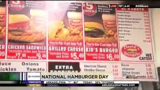 National Hamburger Day at David's Burgers