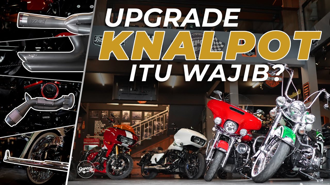 MOTOR HARLEY-DAVIDSON, MILIH KNALPOT TAPI BINGUNG? |  THE VLOGS - #116