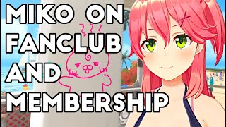 hololive Miko on Fanclub Membership and Relationship With Management Sakura Miko