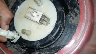Chevrolet Spark fuel pump remove Part 1