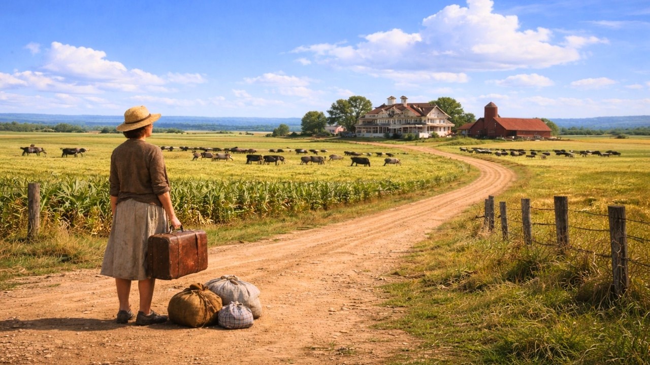 A VIDA DA VIÚVA MUDOU QUANDO ELA DESCOBRIU QUE HERDOU UMA TERRA MILIONÁRIA. O FINAL É EMOCIONANTE...