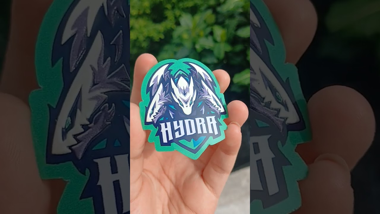 Stiker Emboss Vinyl Diecut Produksi RONIta 