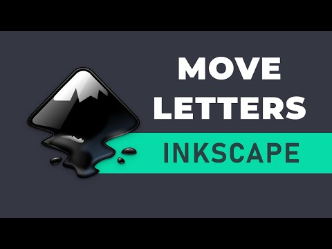 Inkscape Tutorial: How to move individual letters of a text in Inkscape